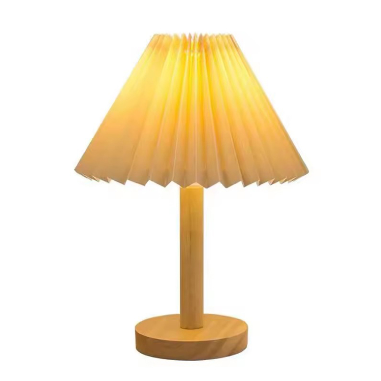 Bordlampe i træ Skrivebordslampe Boligindretning Lille bordlampe